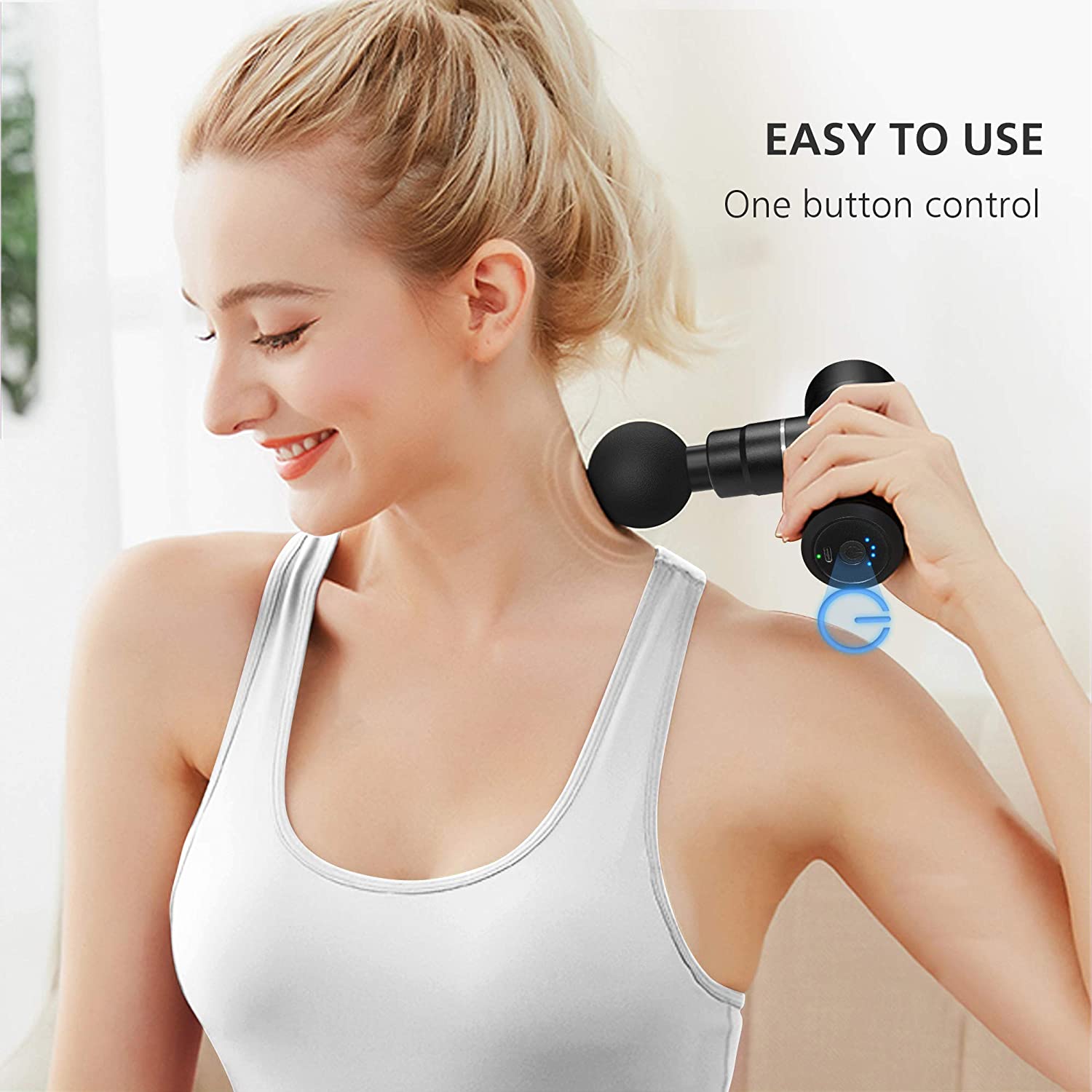 Deep Tissue Neck Massager - Fast Neck Pain Relief, Unique Muscle Stripping  Action, Unique Design Targets Small Neck Muscles. Ideal for Occipital